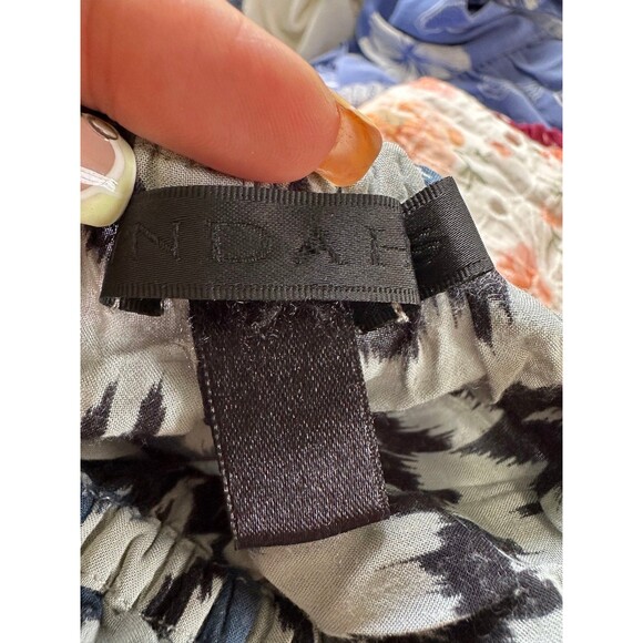 Indah Revolve Borneo Grey Lace Up Tie Backless Wide Leg Elastic Waist Jumpsuit S - Picture 6 of 6